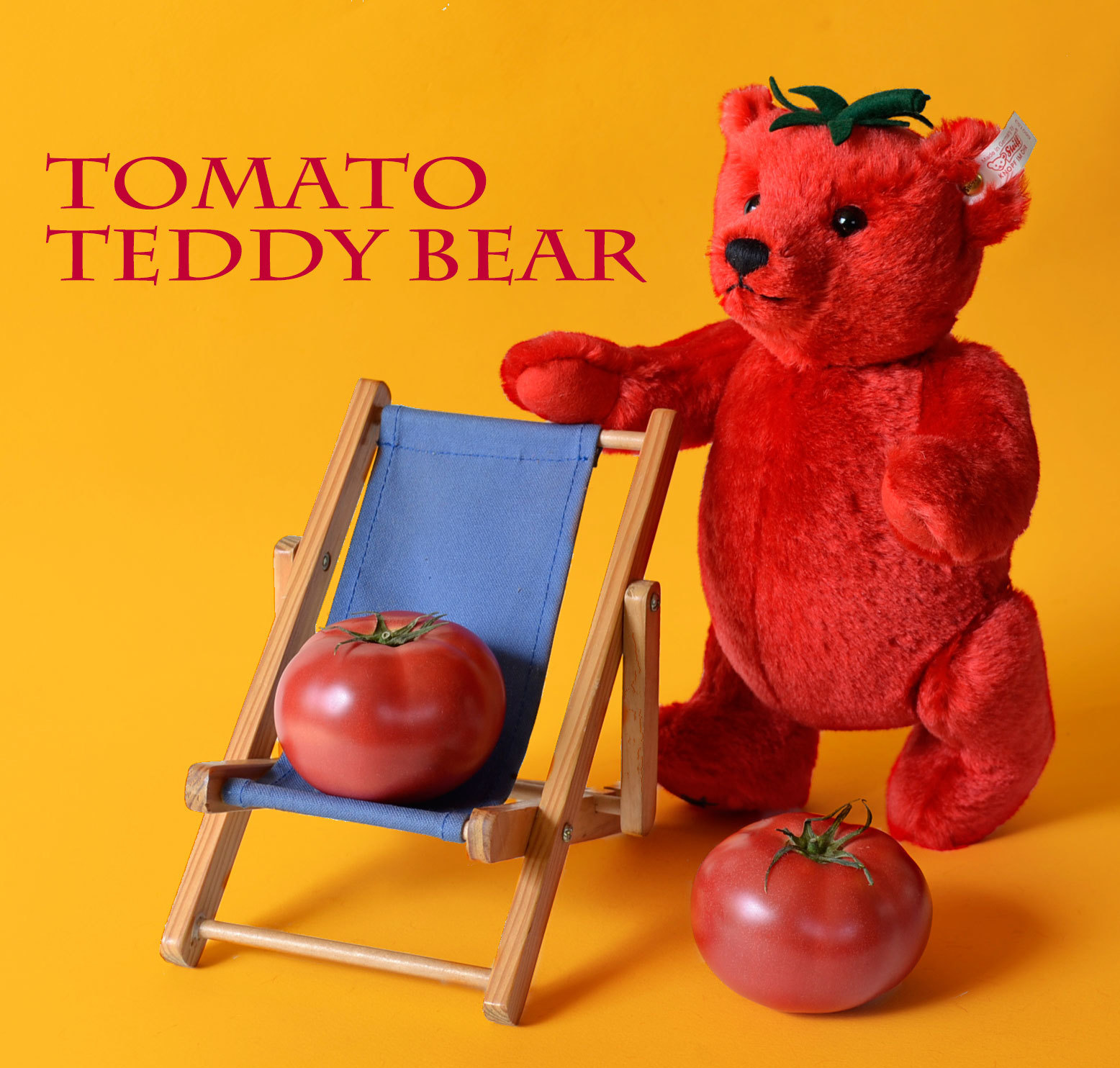 シュタイフ オランダ限定 Tomato Teddy Bear: Cochi.ka.ka (東風・か